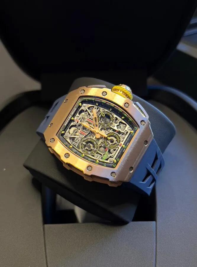 Richard Mille RM 11-03 Rose Goud Automatisch Horloge, Polshorloge, Nieuw, Kunststof, Goud