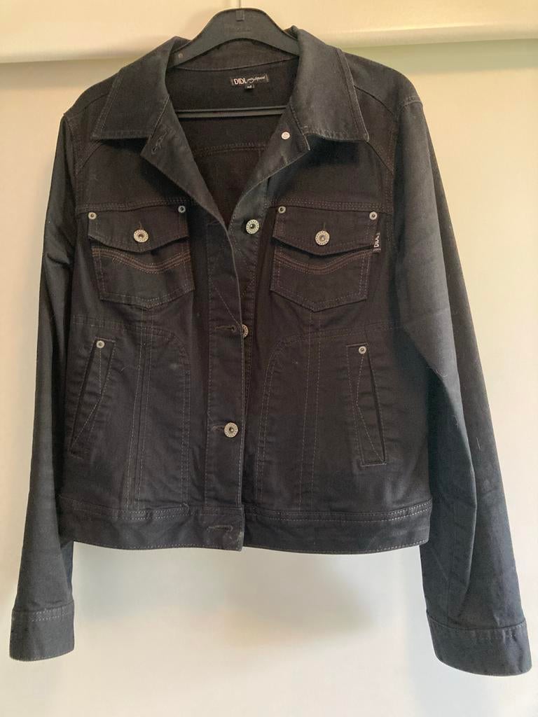 DiDi Spijkerjasje Zwart - Maat XL, Zwart, Maat 46/48 (XL) of groter, Ophalen of Verzenden, Zo goed als nieuw