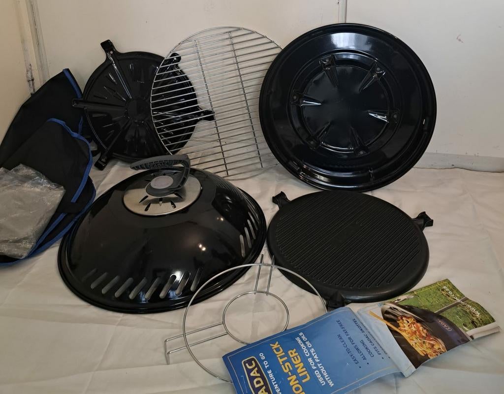 6 Stuk Diverse onderdelen CADAC Carri Chef
Grillrooster, Ophalen