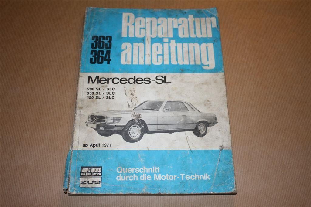 Mercedes-SL Reparatur Anleitung - 1971, Auto diversen, Handleidingen en Instructieboekjes, Ophalen of Verzenden
