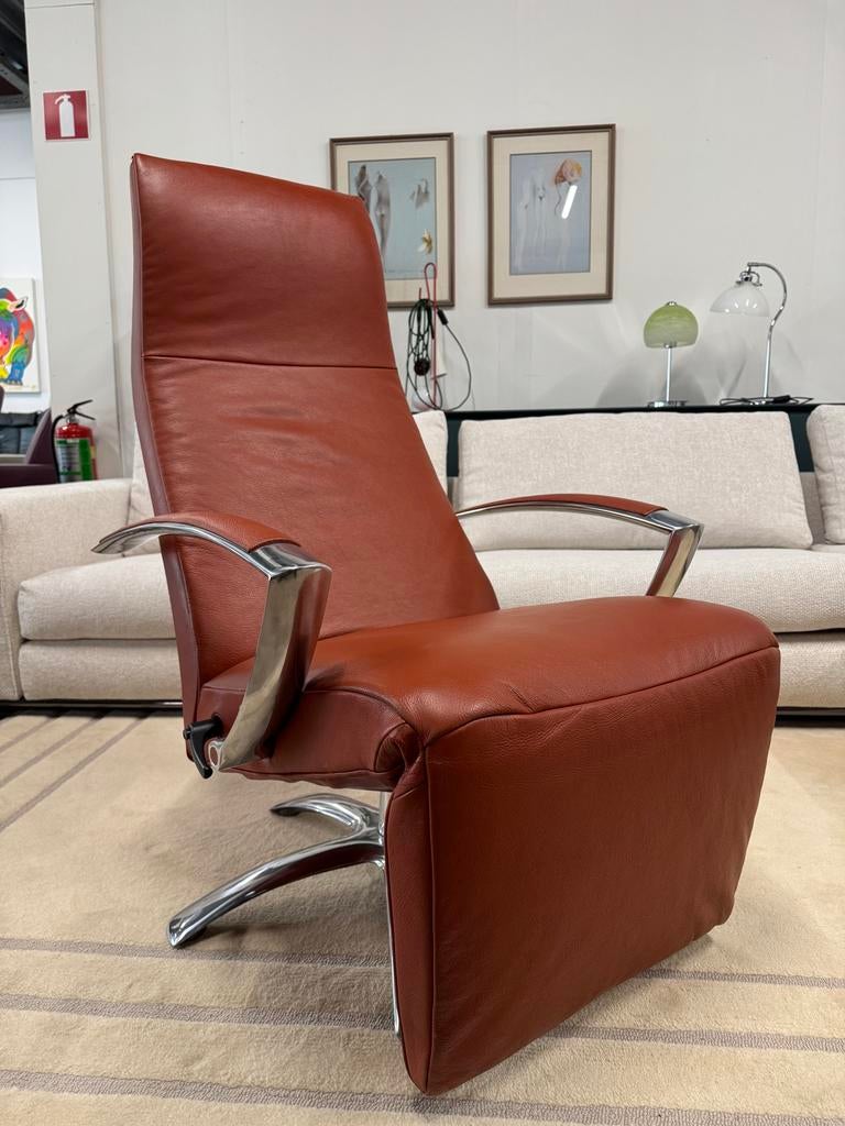 Jori Brainbuilder Medi fauteuil Lipano leer Terra, Huis en Inrichting, Fauteuils, Jori, Ophalen of Verzenden, Zo goed als nieuw
