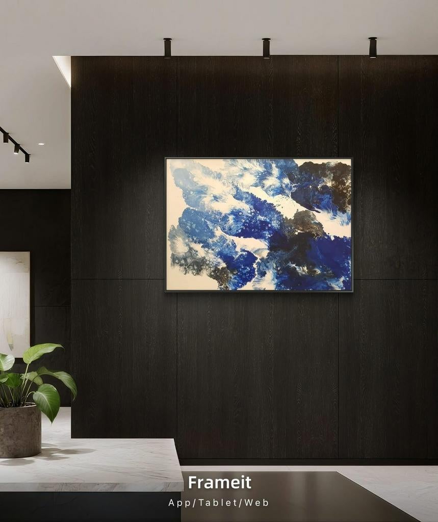 BLUE 2YOU, Antiek en Kunst, Kunst | Schilderijen | Abstract, Ophalen of Verzenden