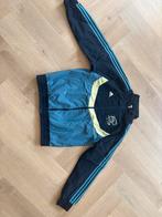 Ajax adidas retro trainingsjasje maat M nieuwstaat, Ophalen of Verzenden, Zo goed als nieuw, Maat 48/50 (M), Blauw