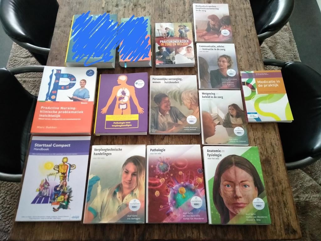 Studieboeken opleiding MBO Verpleegkunde (losse verkoop), Ophalen of Verzenden, Zo goed als nieuw, Overige niveaus