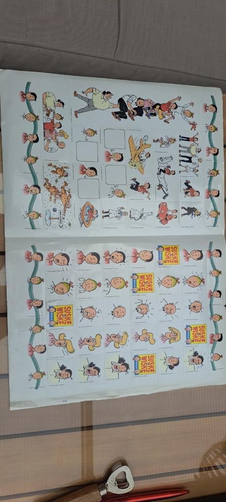 Suske en Wiske stickervellen, Verzamelen, Stickers, Ophalen of Verzenden