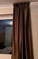 Gordijnen, verduisterend, brons, Ophalen of Verzenden, Zo goed als nieuw, 200 cm of meer