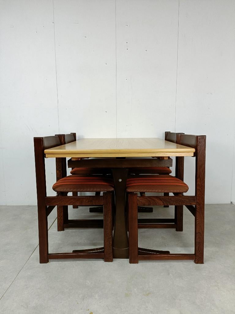 Vintage eetafel uitschuifbaar Sale, Ophalen, Gebruikt, ., Vintage
