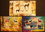- 786 - 3 Blokjes met Div. Honden., Verzenden, Gestempeld, Dier of Natuur