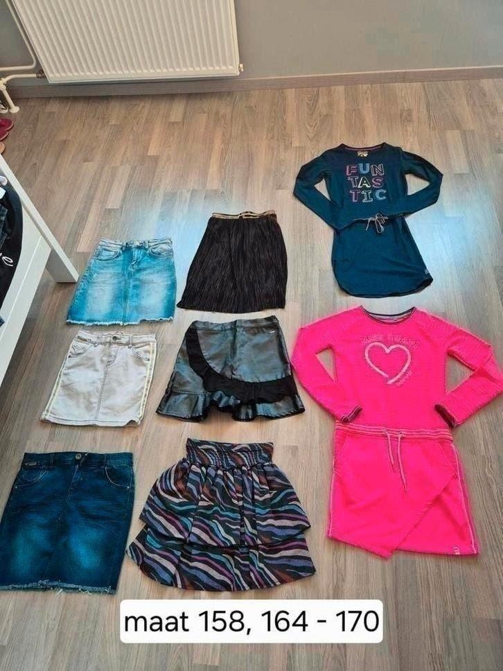 Pakket maat 158, 164 - 170, Kinderen en Baby's, Kinderkleding | Maat 158, Ophalen of Verzenden, Zo goed als nieuw, Meisje, Jurk of Rok