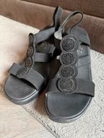 Skechers sleehakken maat 39, Ophalen of Verzenden, Gedragen, Zwart, Sandalen of Muiltjes