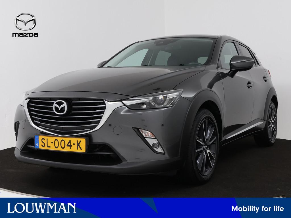 Mazda CX-3 2.0 SkyActiv-G 120 SkyLease GT | Trekhaak | Camer, Auto's, Mazda, 4 cilinders, Leder en Stof, Origineel Nederlands