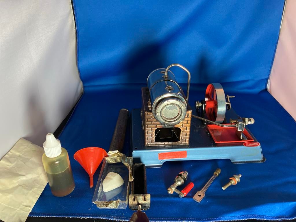Wilesco stoommachine in originele doos, zeer goede staat, Ophalen of Verzenden, Zo goed als nieuw, Jongen of Meisje