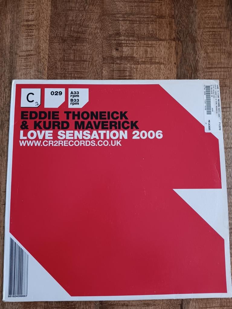 Lp love sensation 2006( funky house), Ophalen of Verzenden, Gebruikt, 12 inch