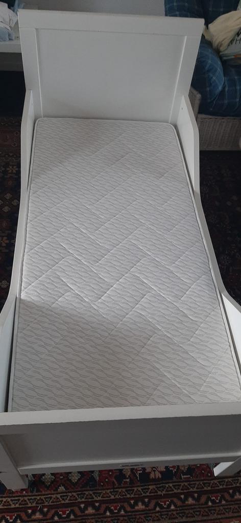 Bopita peuterbed kleuterbed kinder bedje wit 150 x 70 cm, Ophalen, 70 tot 85 cm, 140 tot 160 cm, Zo goed als nieuw
