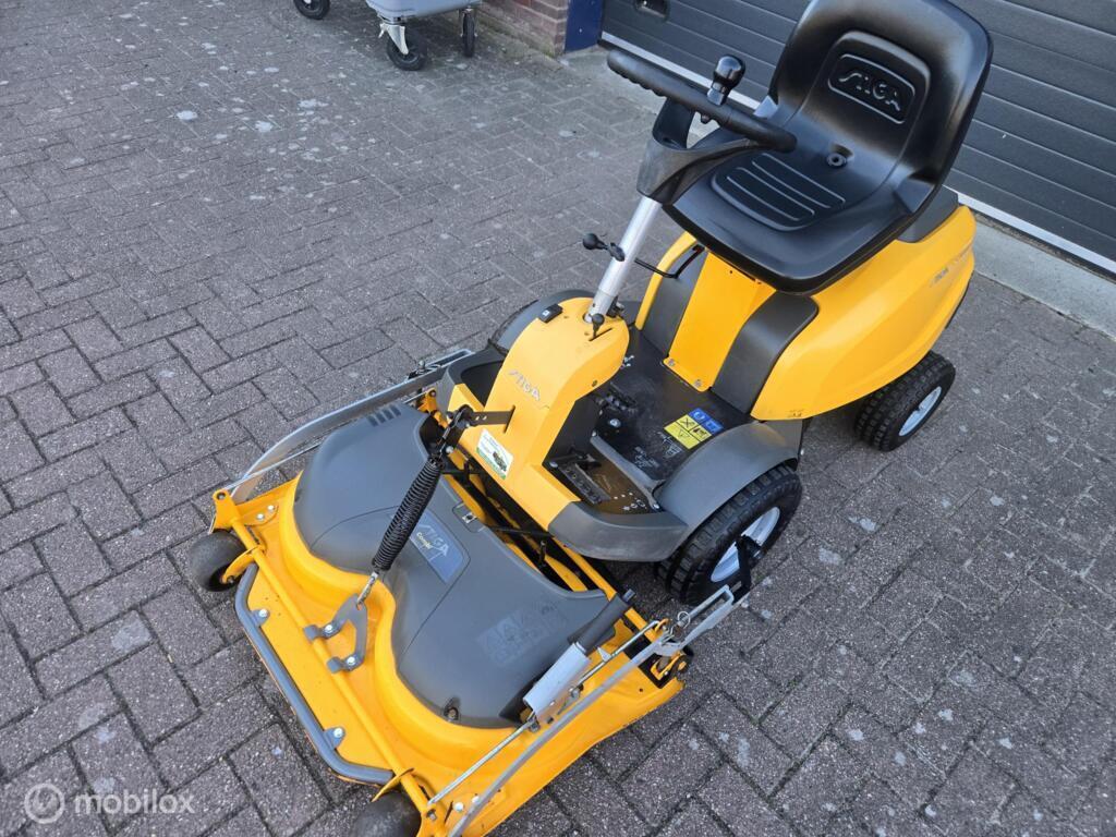 Zitmaaier  stiga silent hydro  mulch frontmaaier, Zo goed als nieuw, Mulchfunctie