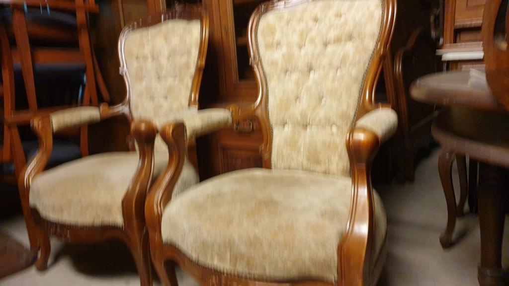 Barok fauteuils, Ophalen