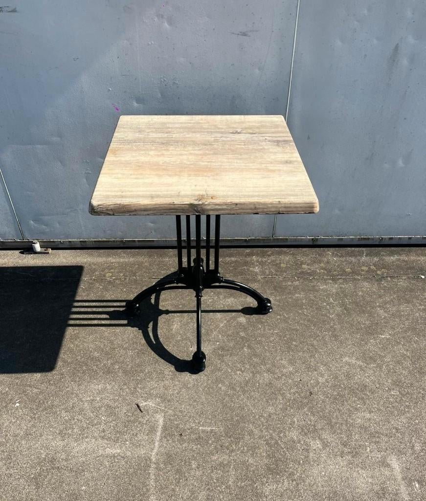 18 stuks horeca restaurant terrastafels bistro 60x60 outdoor, Ophalen, Gebruikt