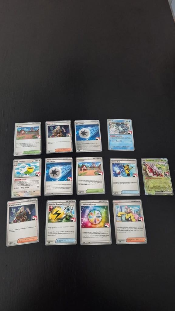 Pokémon kaarten - Diverse kaarten play stamp paldea evolved, Ophalen of Verzenden, Zo goed als nieuw, Meerdere kaarten