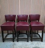 13 x Satelliet leer barkrukken barstoelen bar krukken cafe, Huis en Inrichting, Stoelen, Leer, Ophalen of Verzenden, Zo goed als nieuw
