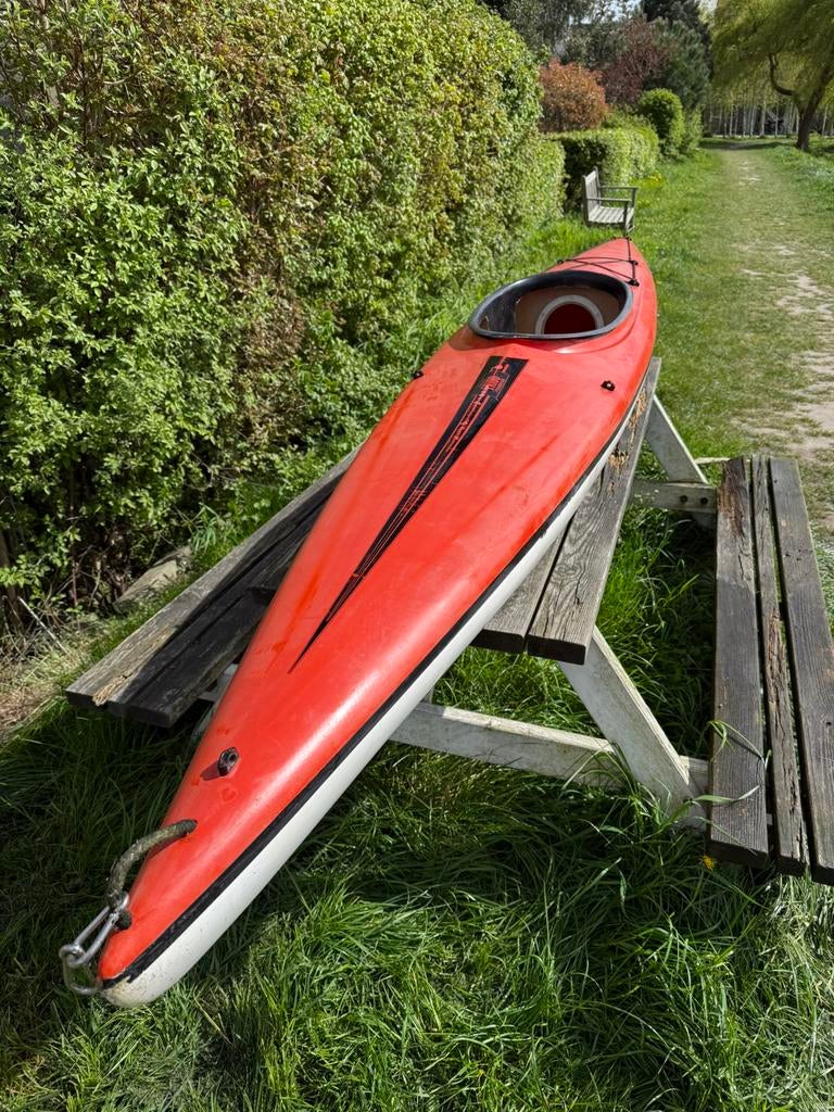 Oranje kinder kajak, Watersport en Boten, Ophalen, Gebruikt, 1-persoons