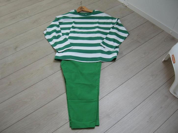 Half lange broek + shirt maat 50 Nw samen €25.- Bodyflirt, Kleding | Dames, Grote Maten, Nieuw, Groen, Ophalen of Verzenden