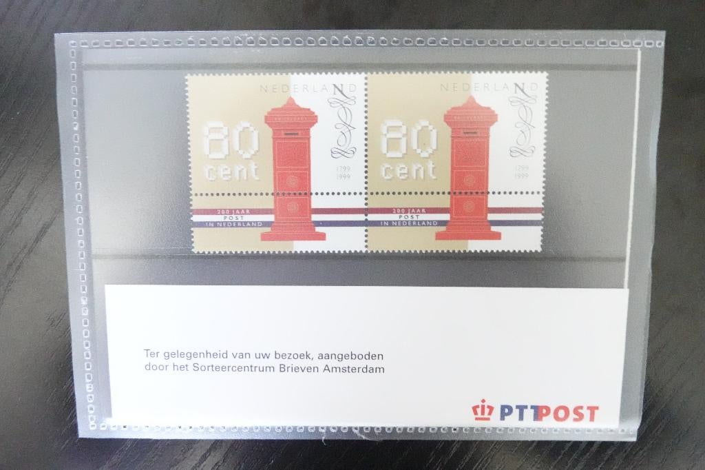 Jubileum postzegel PTT Post, Postzegels en Munten, Ophalen, Na 1940, Postfris