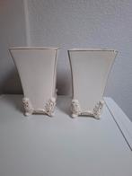 2 bloempotten, Ophalen, Overige kleuren, Aardewerk of Porselein, Zo goed als nieuw