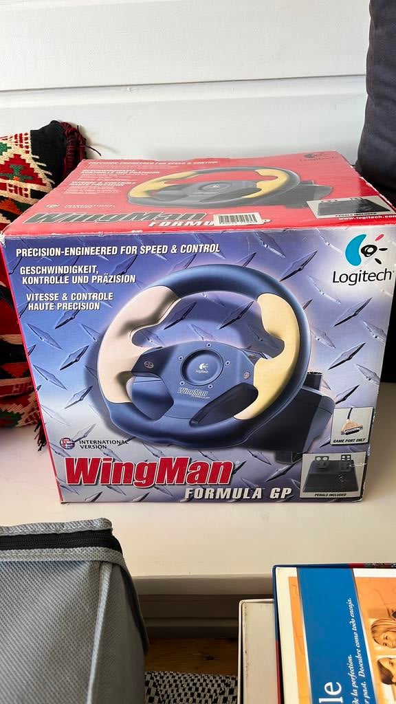 Logitech wingman stuur, Ophalen of Verzenden, Zo goed als nieuw