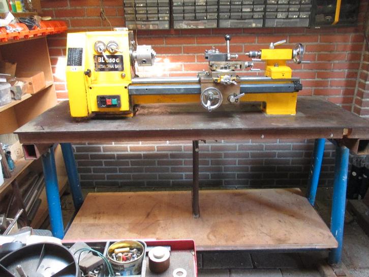 metaaldraaibank, Doe-het-zelf en Verbouw, Draaibanken, Zo goed als nieuw, Metaaldraaibank, 500 tot 1000 mm, Ophalen