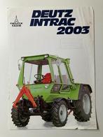 Deutz Intrac trekker tractor folder brochure, Ophalen of Verzenden, Gelezen