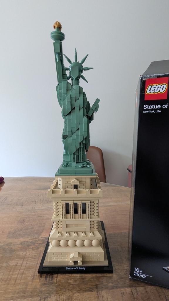 Lego Architecture 21042 Vrijheidsbeeld, Compleet, Lego, Architecture, Ophalen of Verzenden