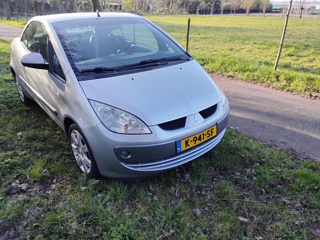 Mitsubishi Colt 1.5 CZC 2006 Grijs, Auto's, Mitsubishi, Voorwielaandrijving, 15 km/l, 4 cilinders, Cabriolet