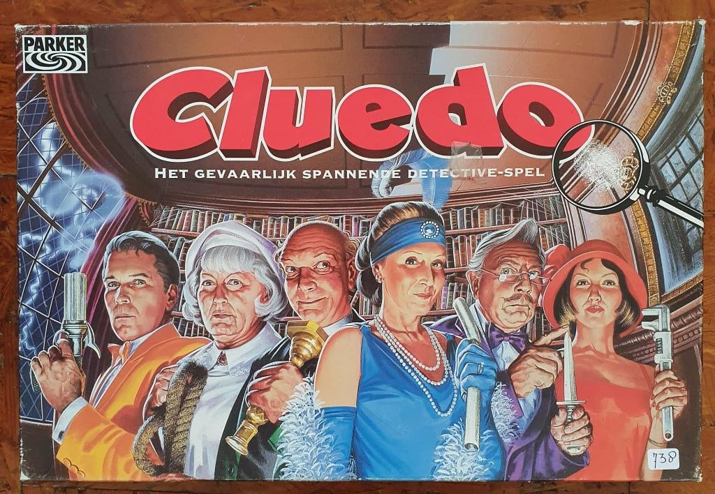 cluedo van parker, Vijf spelers of meer, Ophalen of Verzenden, Gebruikt, Parker
