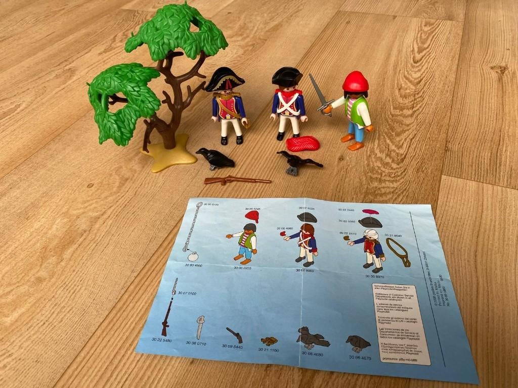 Playmobil 3113 Soldaten en zeerover, Kinderen en Baby's, Speelgoed | Playmobil, Ophalen of Verzenden, Zo goed als nieuw, Complete set