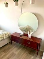 Vintage Dressoir en Nachtkastjes - Kersenhout fineer, Ophalen, Gebruikt, 100 tot 150 cm, Vintage