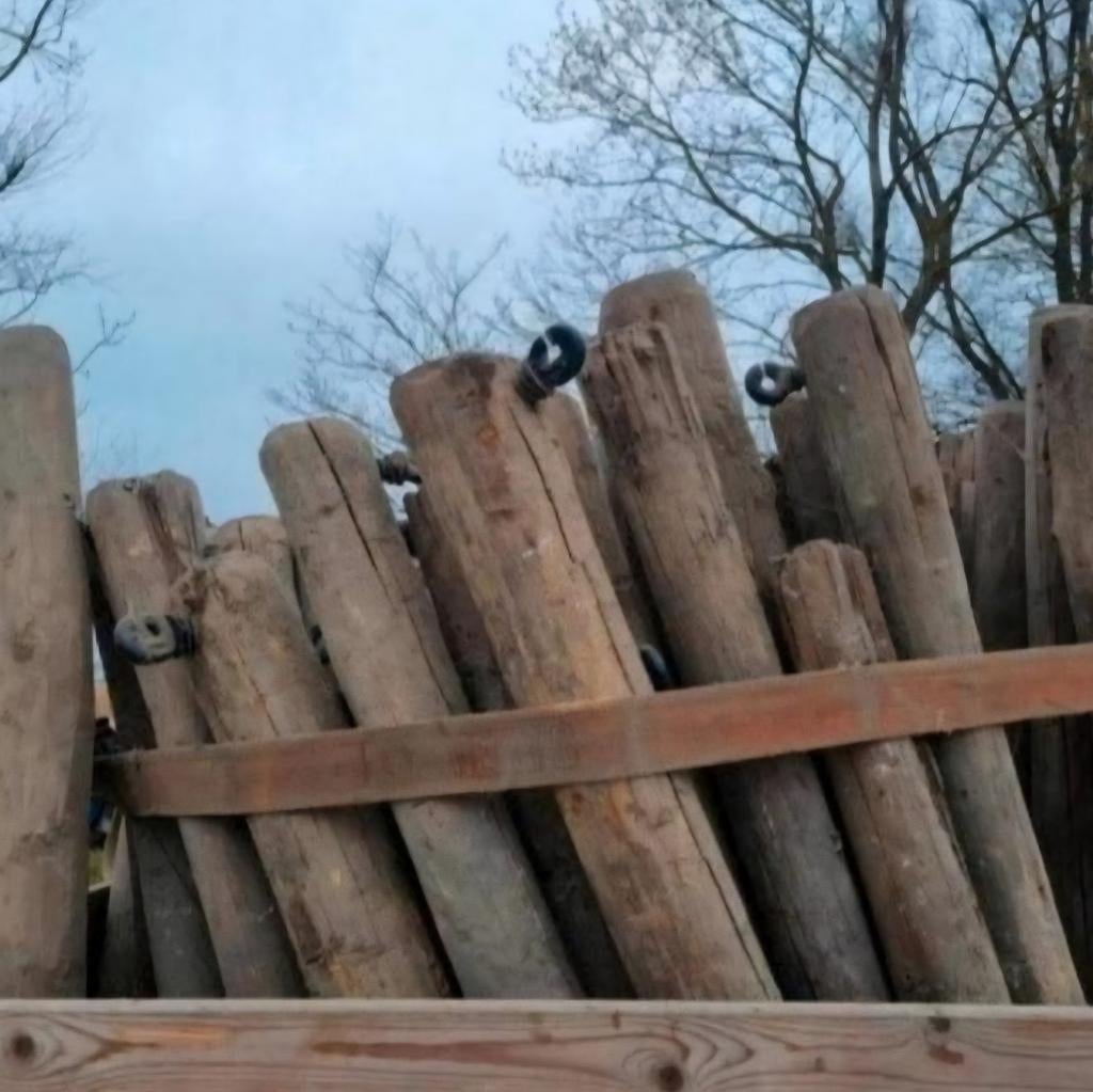 Circa 144 weide paaltjes / hoek paaltjes, Tuin en Terras, Palen, Balken en Planken, Ophalen of Verzenden, Minder dan 180 cm, Palen