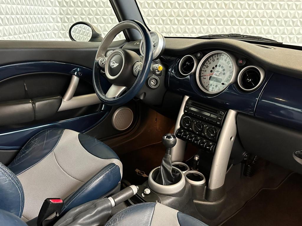Mini Mini 1.6 Cooper Checkmate Airconditioning + half leder, Auto's, Mini, Voorwielaandrijving, 4 cilinders, Bedrijf, Handgeschakeld