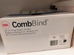 GBC CombBind plastic bindruggen A4 21-ring zwart, Ophalen, Nieuw in verpakking, Overige typen