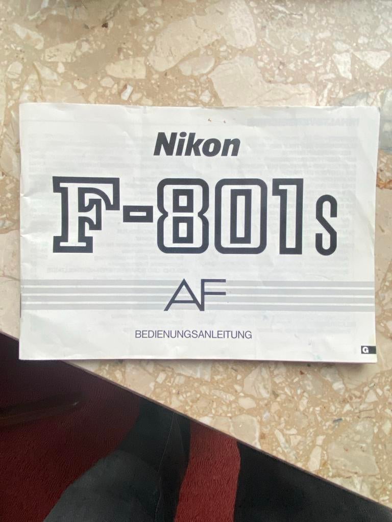Nikon F-801s AF Bedienungsanleitung - Origineel, Ophalen of Verzenden