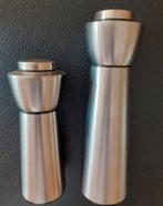 Modern RVS peper en zoutstel (niet elektrisch)., Ophalen of Verzenden, Zo goed als nieuw