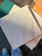 Rose marmeren vloertegels 40x40 cm, 2,4 m², Ophalen, 40 tot 60 cm, Nieuw, Minder dan 5 m²