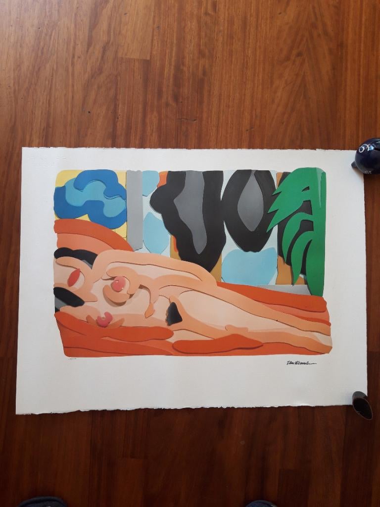 Tom Wesselman, (naar) Iris Nude with Motherwell.1995, Ophalen of Verzenden