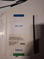 Nokia CK-7W handsfree belmodule, Telecommunicatie, Carkits, Ophalen of Verzenden, Gebruikt, Inbouw, Complete carkit