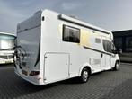 Carado T449 Queensbed/Euro-6/Hefbed/2018/2x Airco/28.000km!, Caravans en Kamperen, Campers, 7 tot 8 meter, Bedrijf, Carado, Tot en met 4