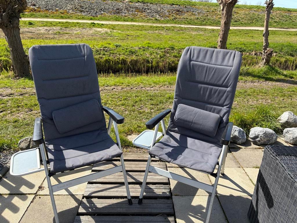 3x ANWB Campingstoel - Comfortabel en verstelbaar, Caravans en Kamperen, Kampeermeubelen, Ophalen, Zo goed als nieuw, Campingstoel