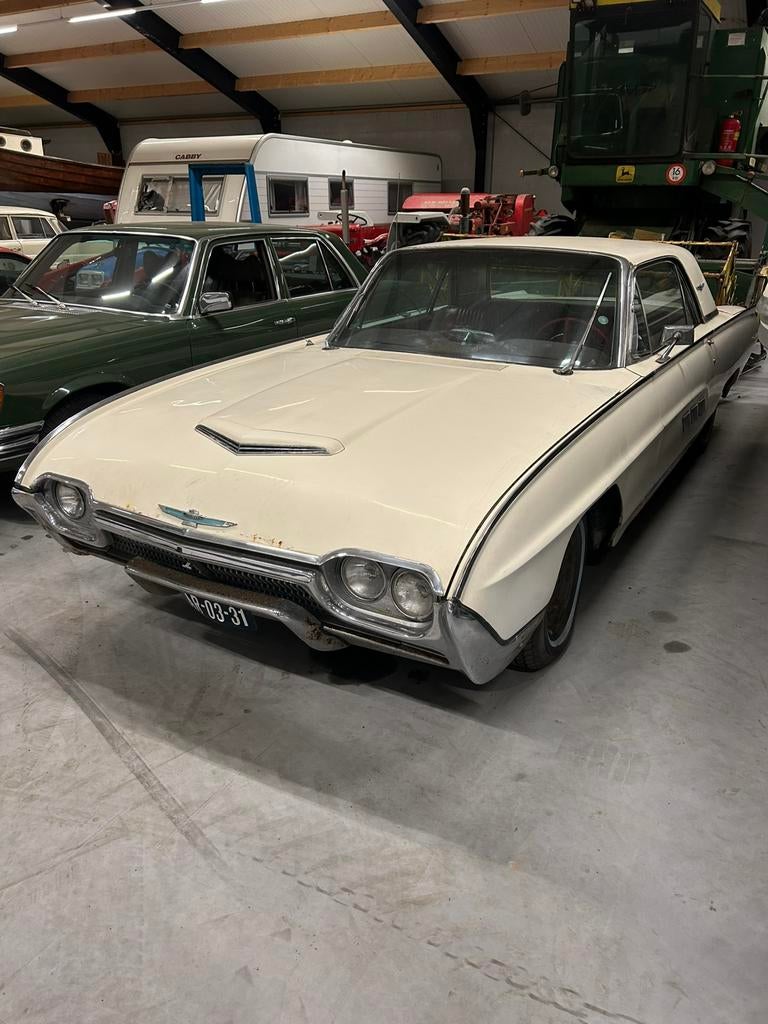 Ford Usa V8 Thunderbird 6.4 1963 Wit, Auto's, Ford Usa, 8 cilinders, 4 stoelen, 1960 kg, Wit