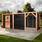 Groot zwart kippenhok Tijn