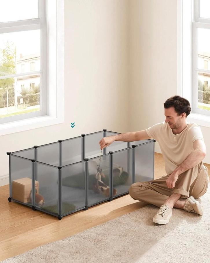 Buitenren met bodemplaten, Dieren en Toebehoren, Knaagdieren en Konijnen | Hokken en Kooien, Nieuw, Kooi, Minder dan 60 cm, 110 cm of meer