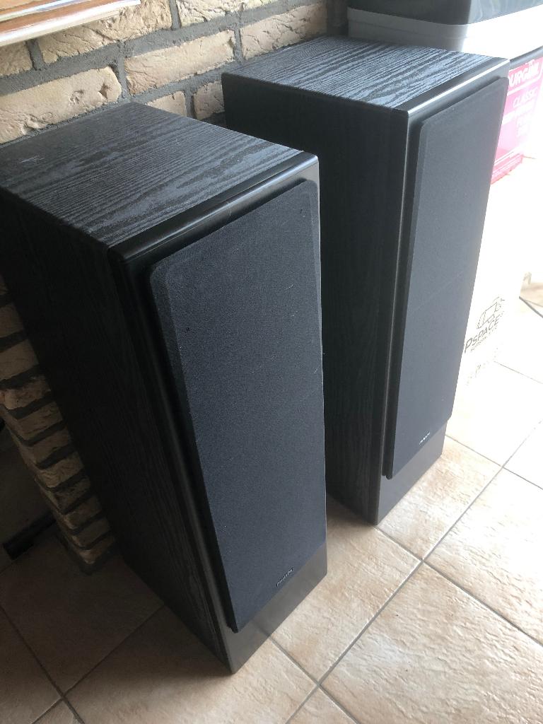 Te Koop: Philips FB850 luidsprekers., Audio, Tv en Foto, Luidsprekers, Ophalen, Philips, Gebruikt, 120 watt of meer