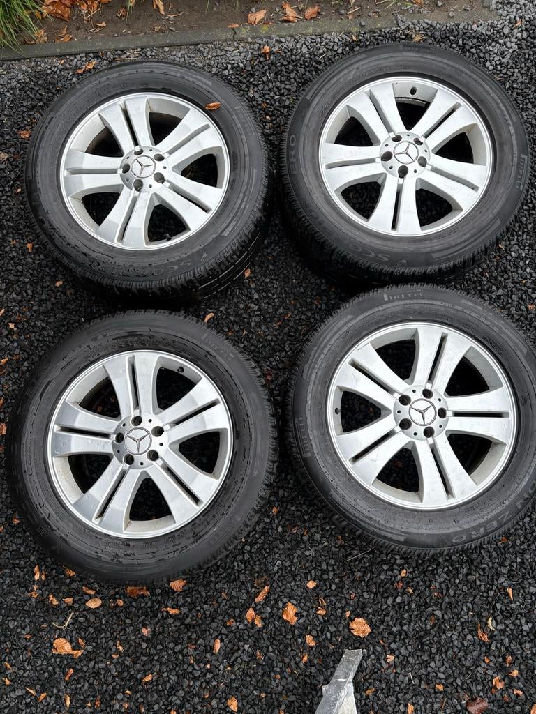 Mercedes GL Velgen met Pirelli Scorpion banden 275/55 R19, Auto-onderdelen, Gebruikt, 275 mm, Banden en Velgen, Terreinwagen
